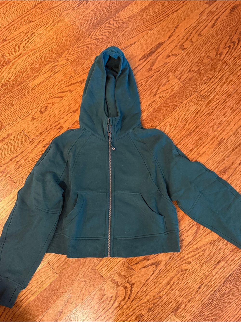 Lululemon Scuba Hooded  Full Zip Jacket in Teal